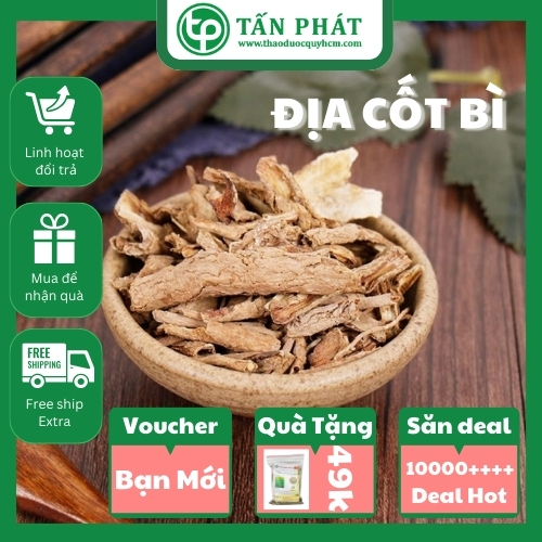 Địa cốt bì khô túi lớn loại 1kg - Hàng công ty chất lượng cao - Chuyên dùng để pha trà hỗ trợ cải thiện đường huyết