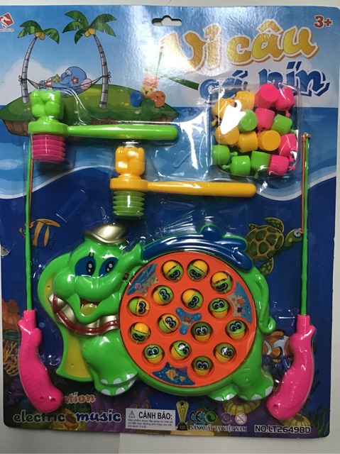 [HCM]Đồ chơi vỉ câu cá đập