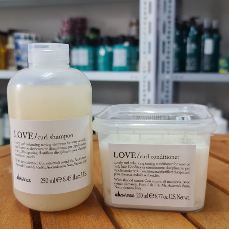 CẶP DẦU GỘI XẢ DÀNH CHO TÓC UỐN DAVINES LOVE CURL 250ML X2