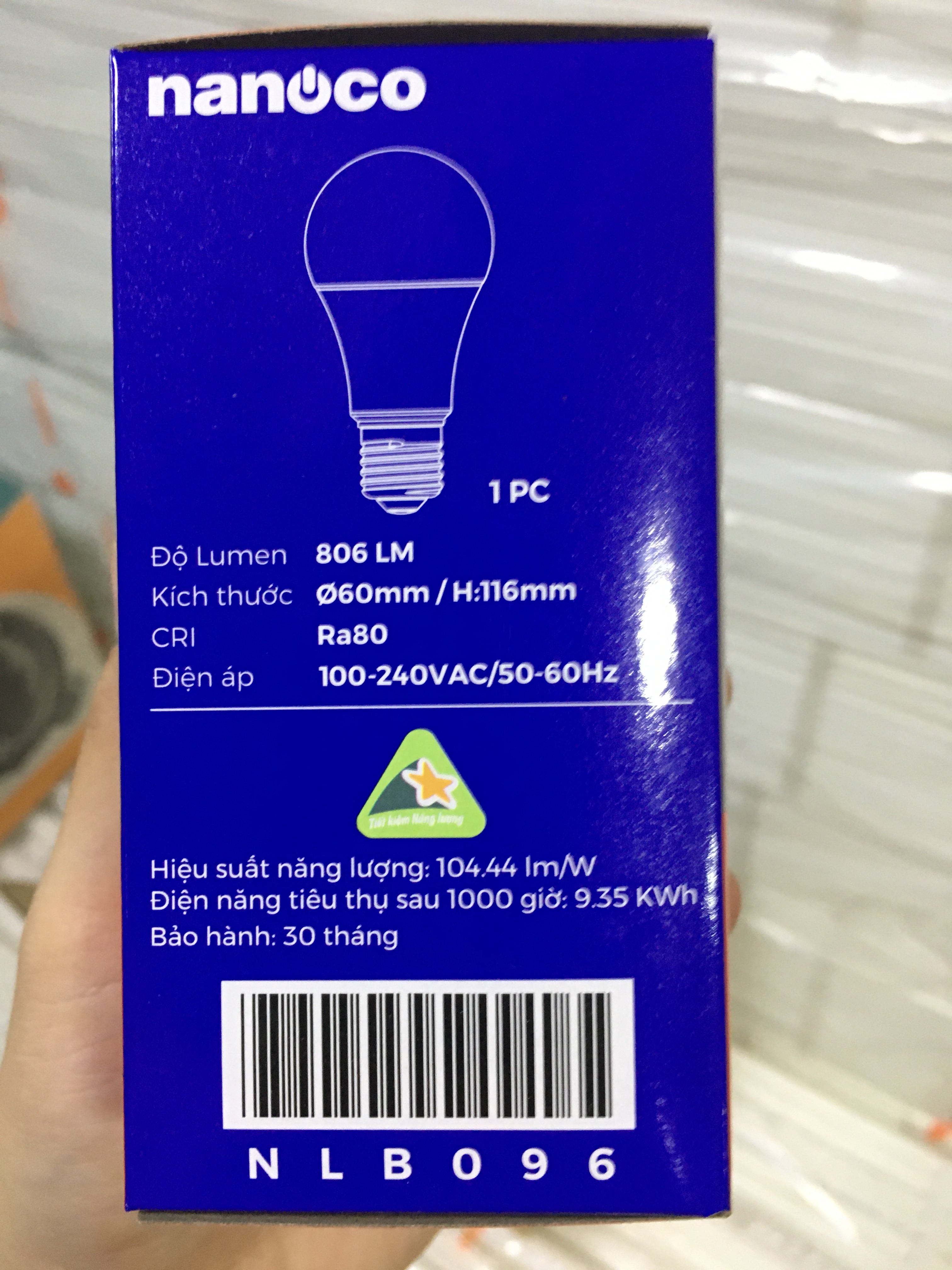Bóng đèn Led Bulb Nanoco công suất nhỏ E27 ( 3W 5W 7W 9W 11W)