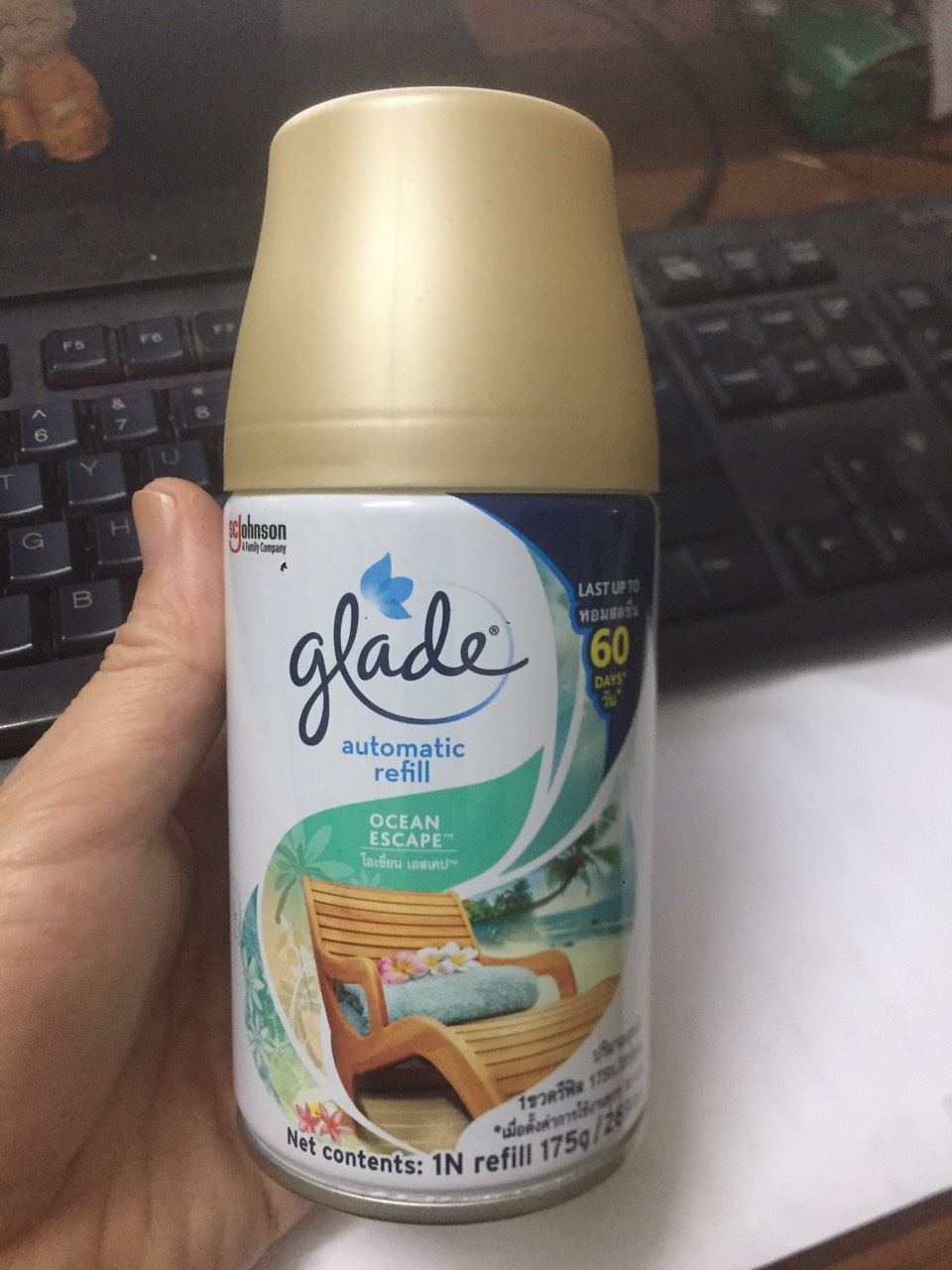 Máy xịt thơm phòng GLADE hẹn giờ tự động GLADE 3 in 1 Thái Lan