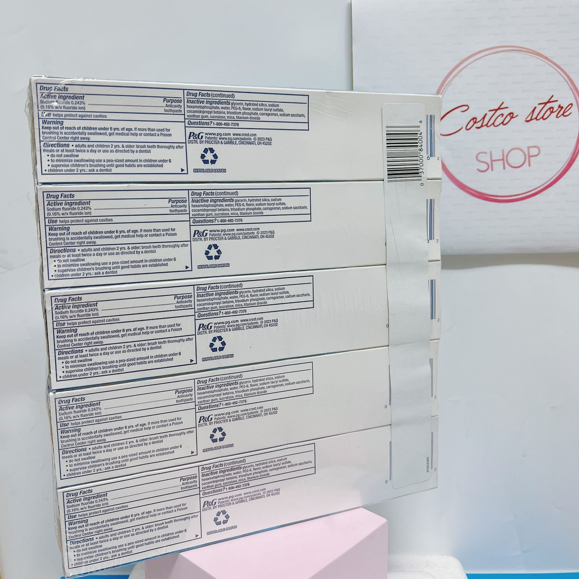 Kem đánh răng crest 3d white advanced 147g date 2026 ( 1 cây ) mẫu mới
