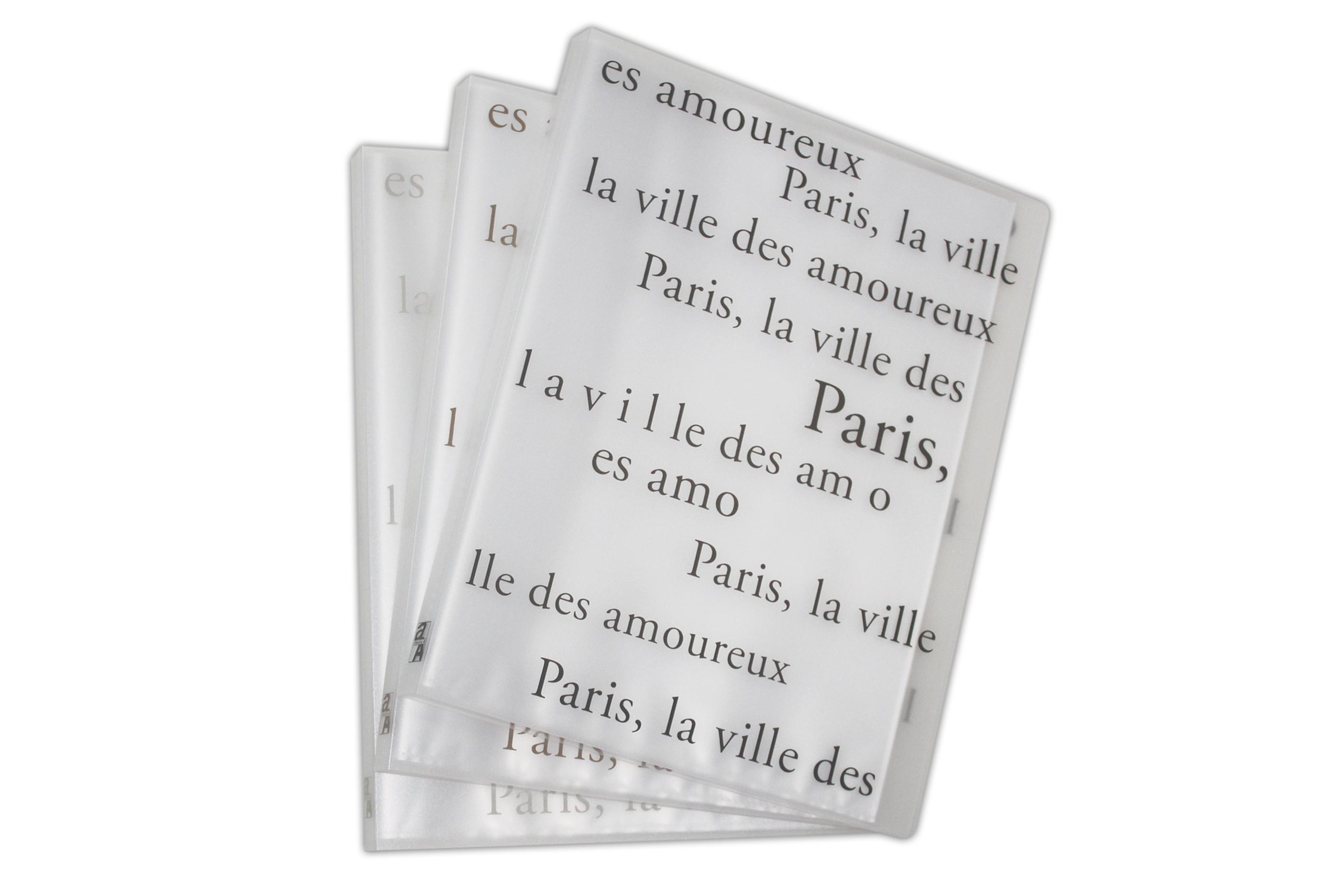 Double A Bìa 20 Túi Trong - Mẫu Paris (2 Cái)