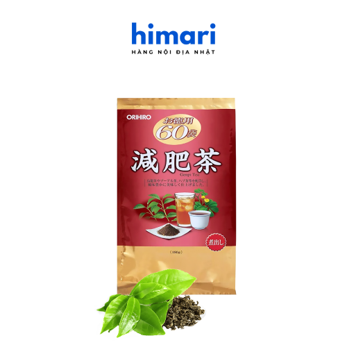 Orihiro - Trà giảm mỡ bụng Genpi 60 Gói