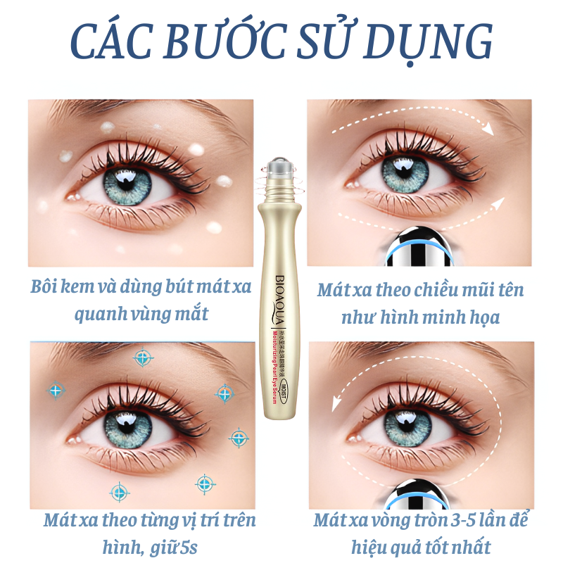 Thanh Lăn Giảm Quầng Thâm Bọng Mắt Bioaqua (15ml)