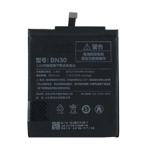 Pin xiaomi bn30 / redmi 4a