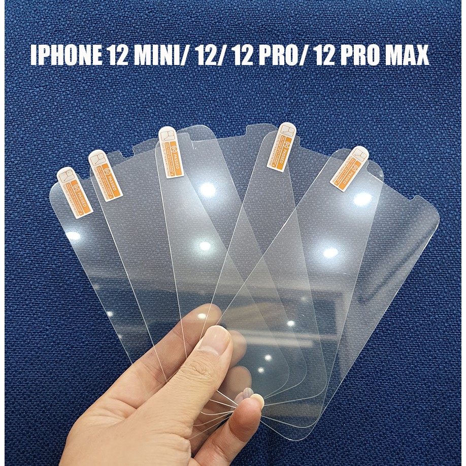 Kính cường lực 2.5d xiaomi iphone 12 mini/ 12/ 12 pro/ 12 pro max