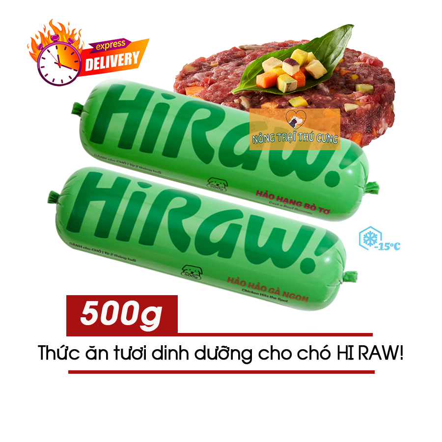 Thịt Tươi Hi RAW (Raw Dog Food) Cho Chó (Không Chế Biến Lại) - [Nông Trại Thú Cưng]