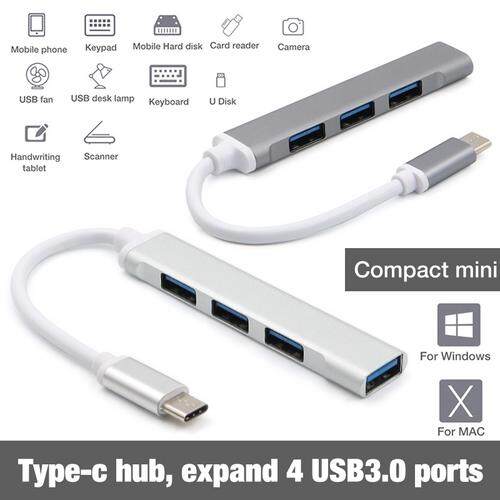Cáp chuyển Type C ra 4 cổng USB - HUB USB Type c to 4 Port USB