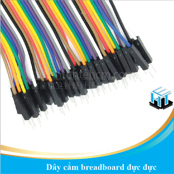 Dây cắm breadboard đực đực 40P dài 20cm loại tốt