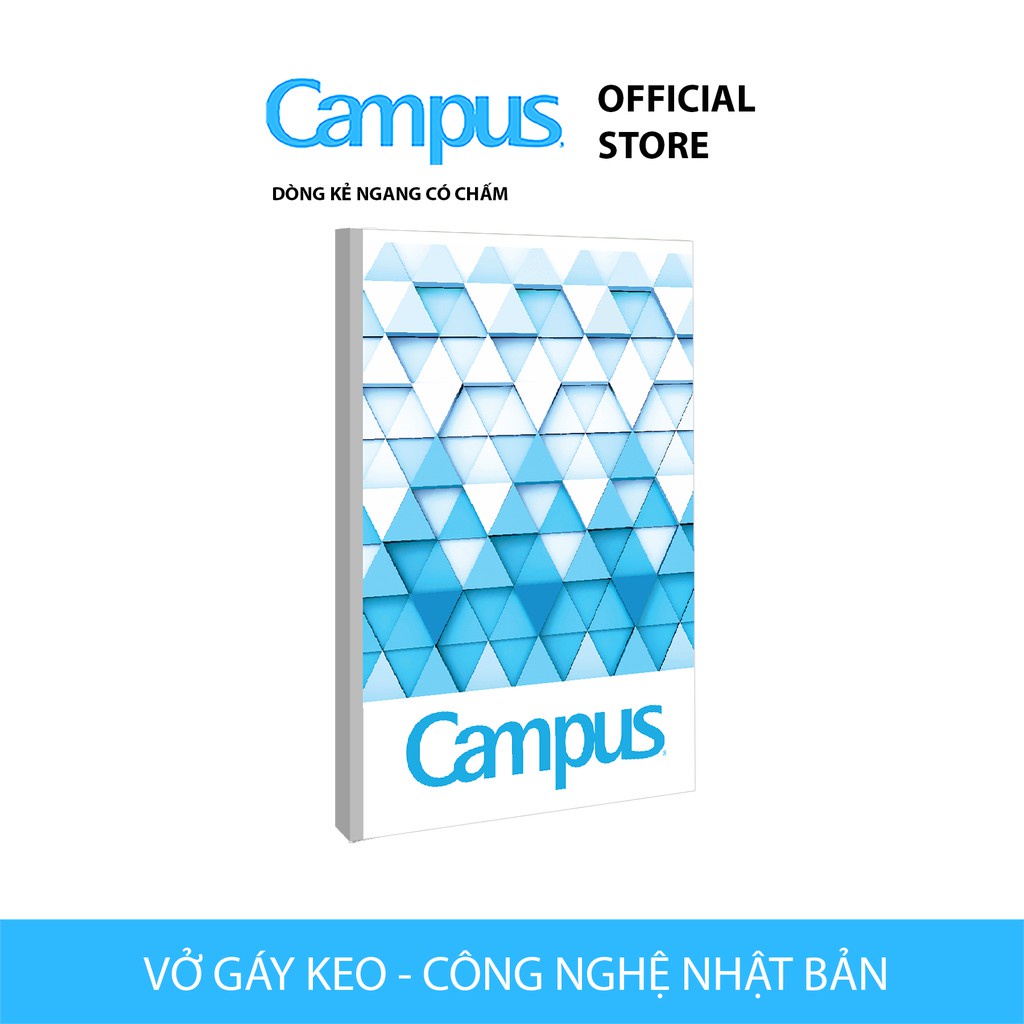 Sổ  A4 Campus 3D Pattern 200 trang ( combo 2 quyển )được làm từ chất liệu giấy ngoại nhập chất lượng cao.