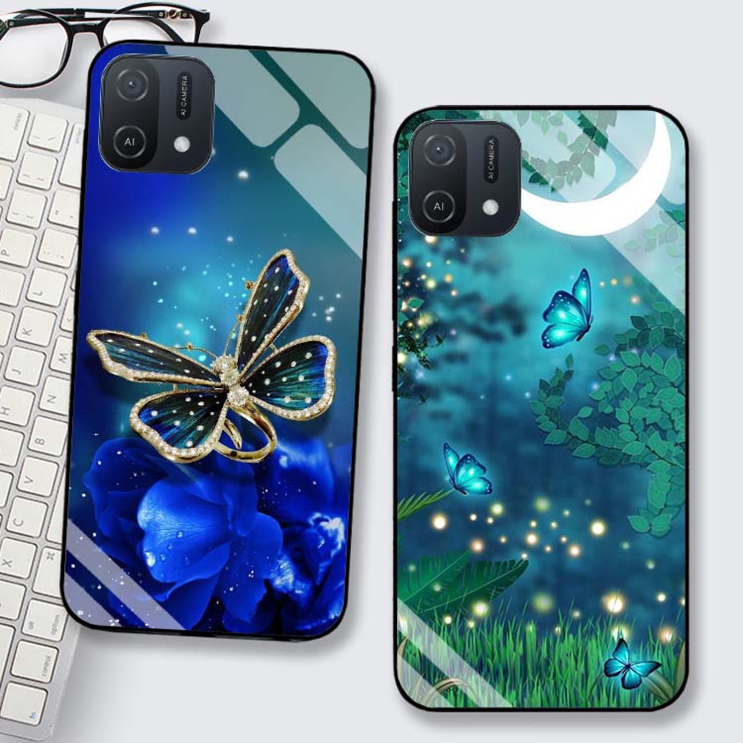 Ốp Lưng OPPO A16K Lưng Kính Cường Lực Cao Cấp