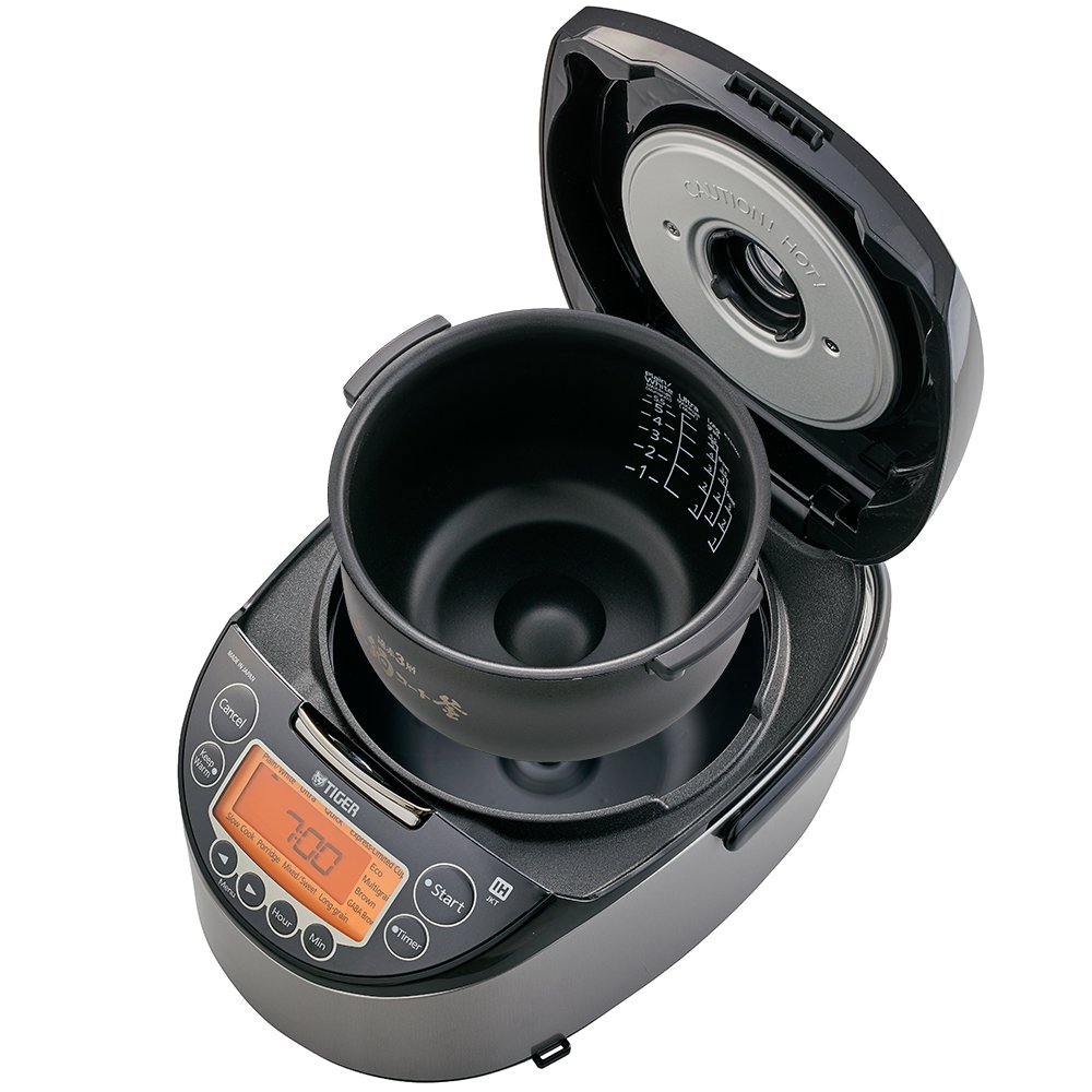 [Trả góp 0%]Nồi cơm điện tử cao tần Tiger 2 trong 1 JKT-D10V (1.0L)