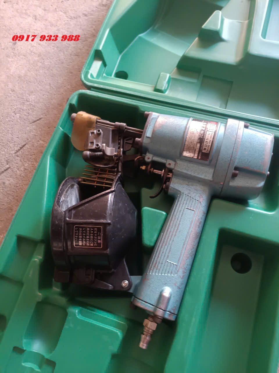 Máy bắn đinh cuộn Hitachi NV50A1 Hàng bãi nhật