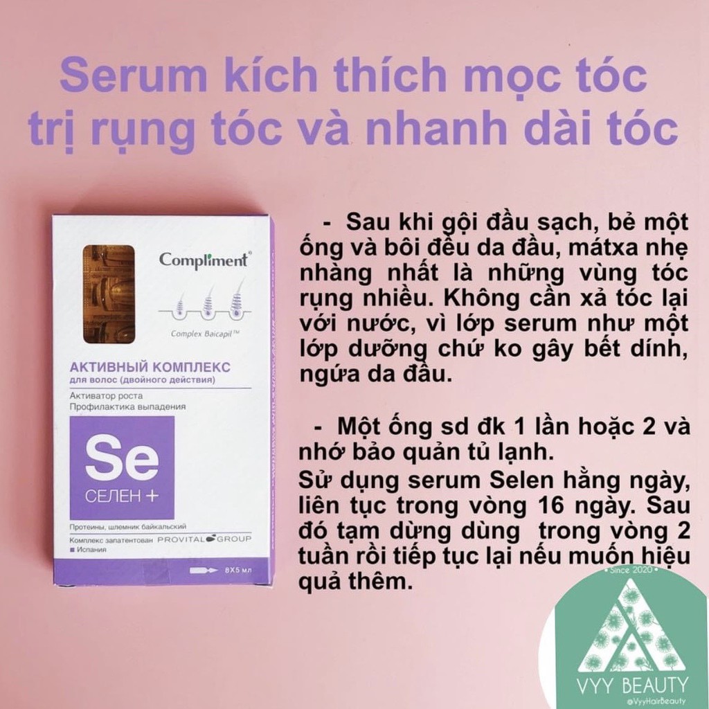 Serum tóc SE Selen Compliment  rụng kích mọc tóc