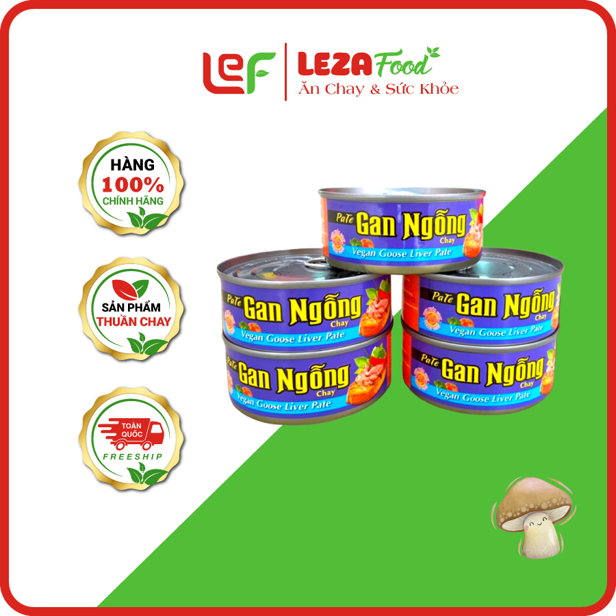 Pate gan ngỗng chay âu lạc 130g