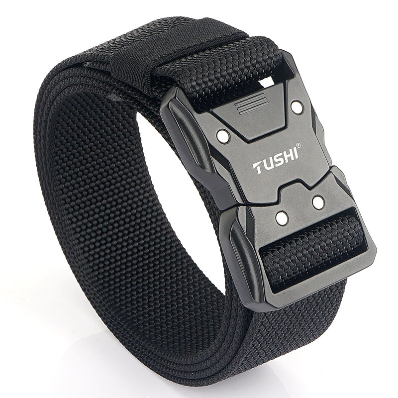 Thắt lưng nylon khóa chiến thuật nam mới, dụng cụ thông thường, thắt lưng ngoài trời tháo nhanh, thắt lưng quần tất phù hợp