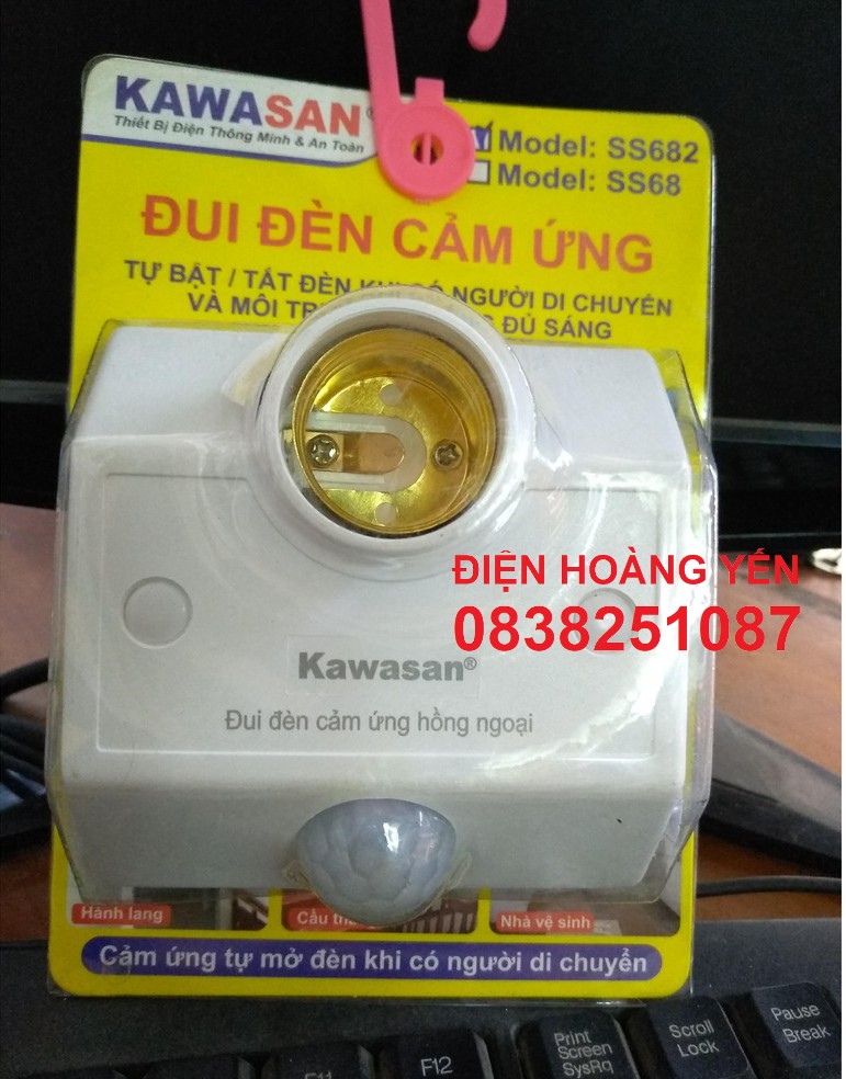 [HCM]Đuôi Đèn Cảm Ứng Kawasan SS682