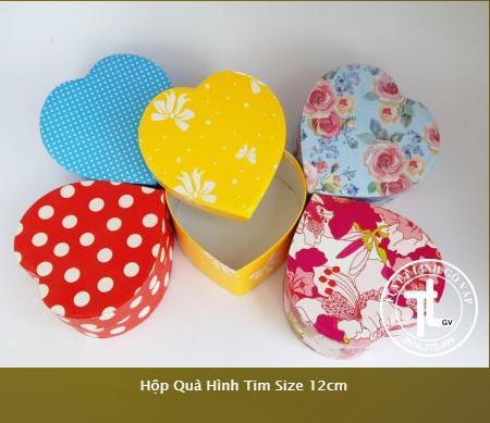 [HCM]Hộp Quà Hình Tim Size 12cm