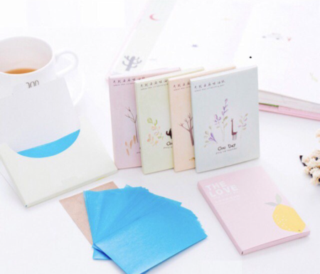 Giấy Thấm Dầu Than Hoạt Tính Cao Cấp (Gói 50 Miếng)