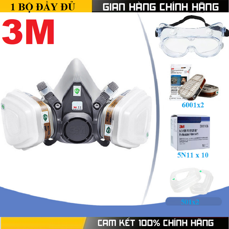 Mặt nạ phòng độc 3M 6200