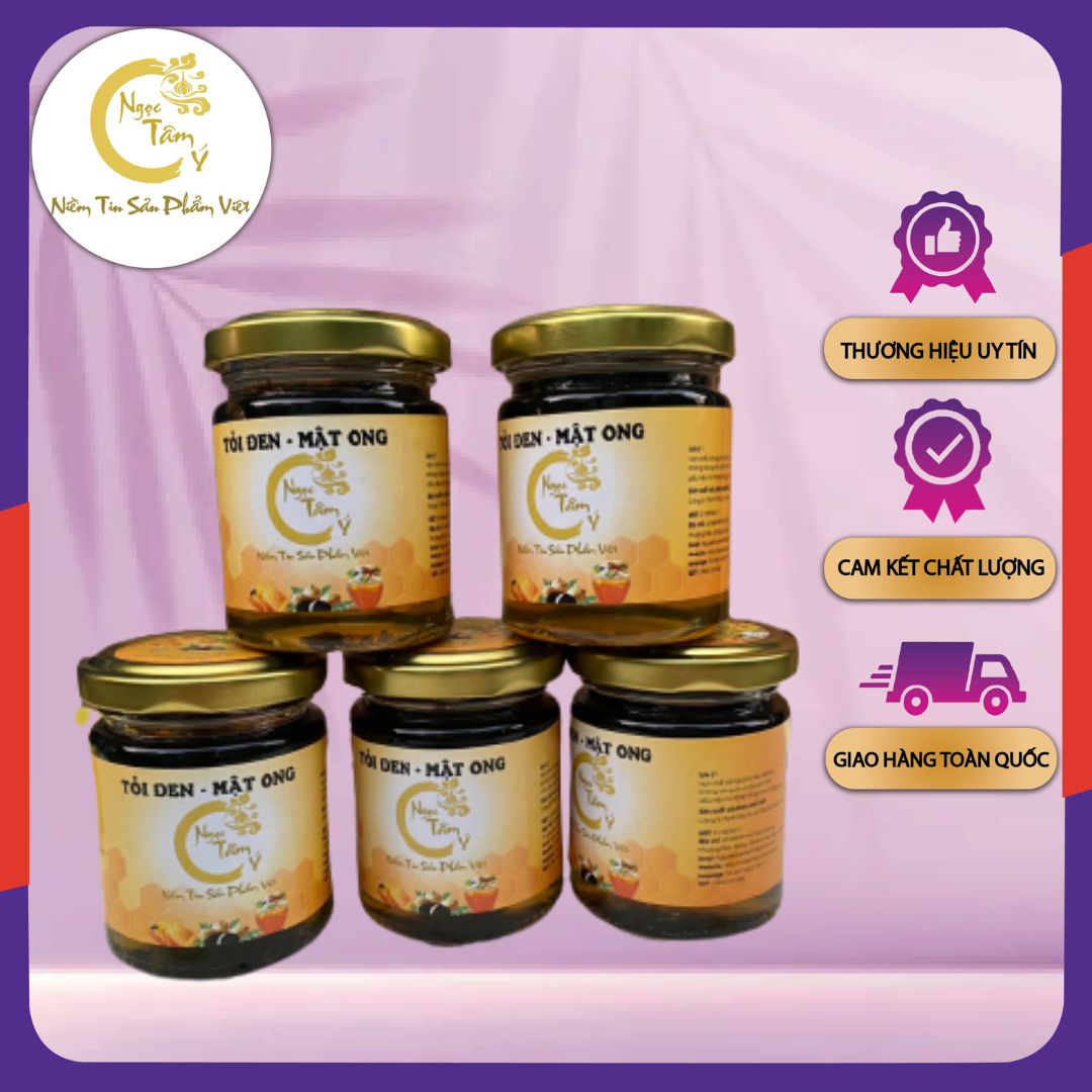 Tỏi đen mật ong 100ml chất lượng, được tuyển chọn từ những củ tỏi tươi ngon