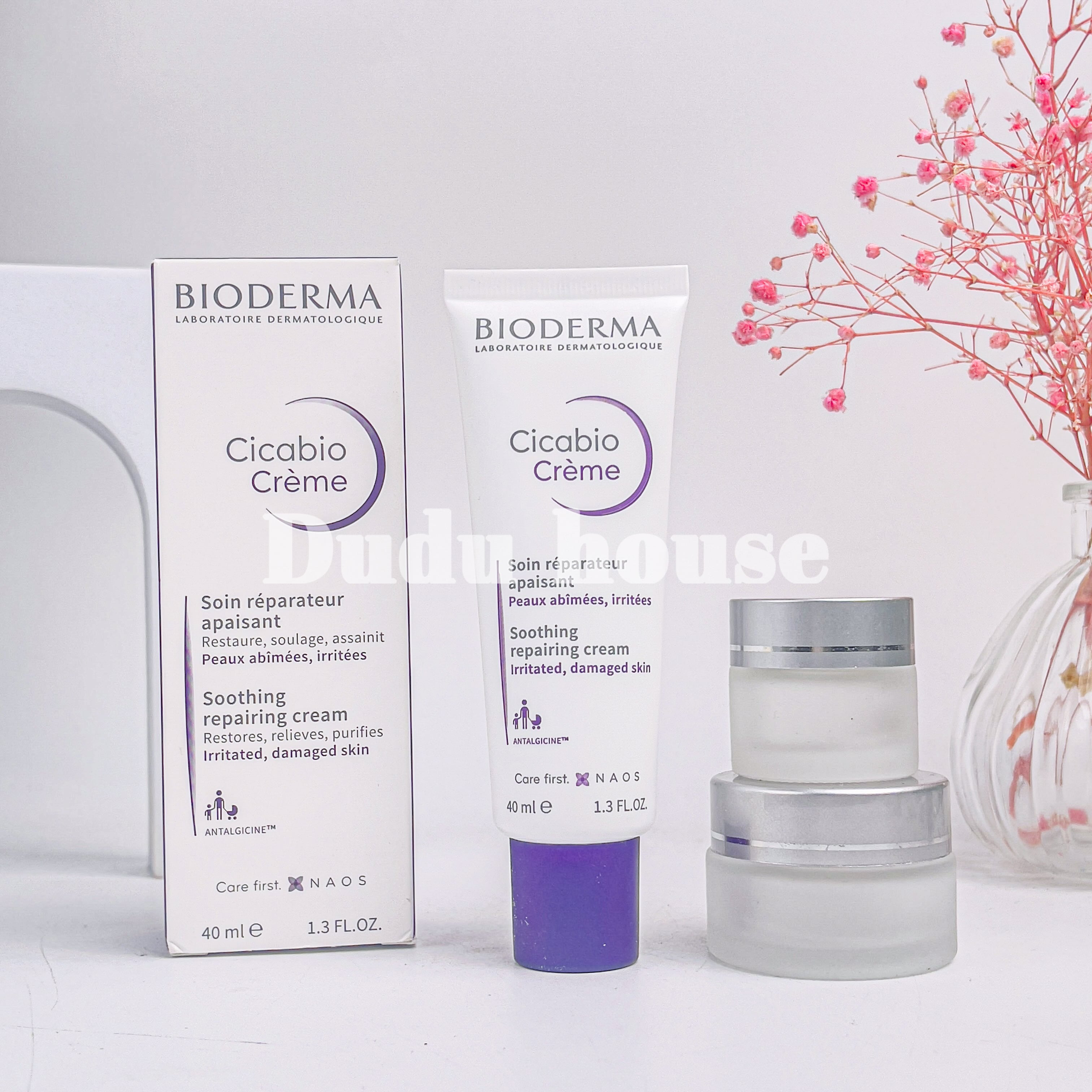 Kem dưỡng phục hồi da Bioderma cicabio crème 40ml Duduhouse