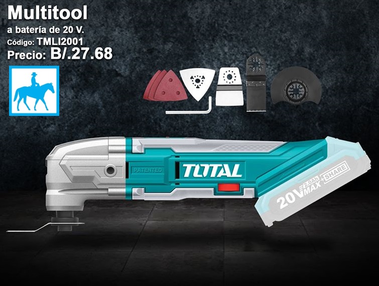 [HCM]Máy Cắt Đa Năng Dùng Pin 20V TOTAL TMLI2001
