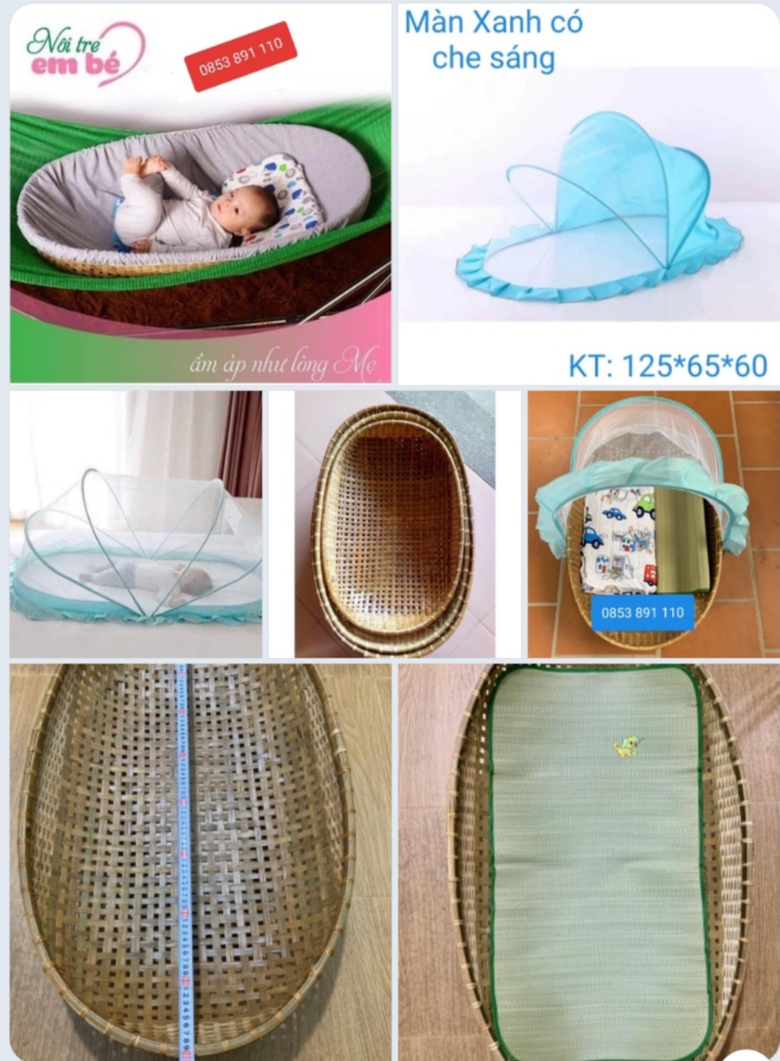 Màn chụp gấp gọn cho bé yêu
