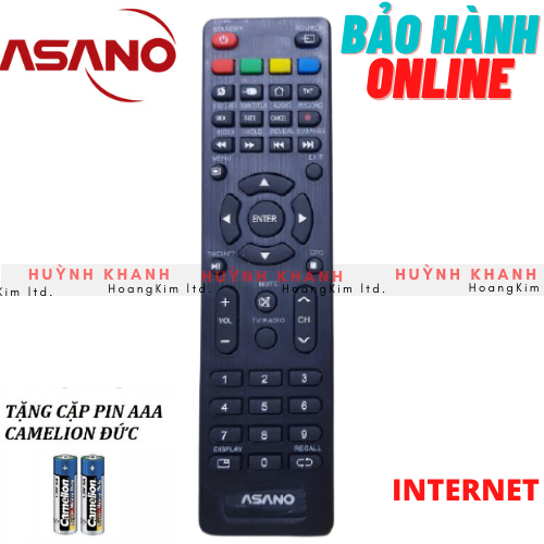 REMOTE TV ASANO INTERNET BỀN ĐẸP CHÍNH HÃNG