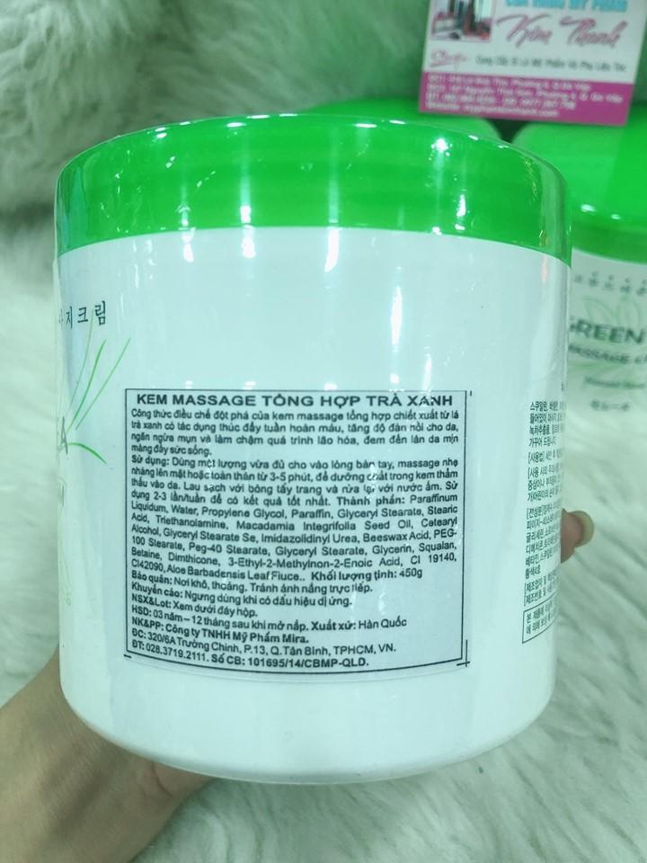 Kem Massage Trà Xanh GREEN TEA