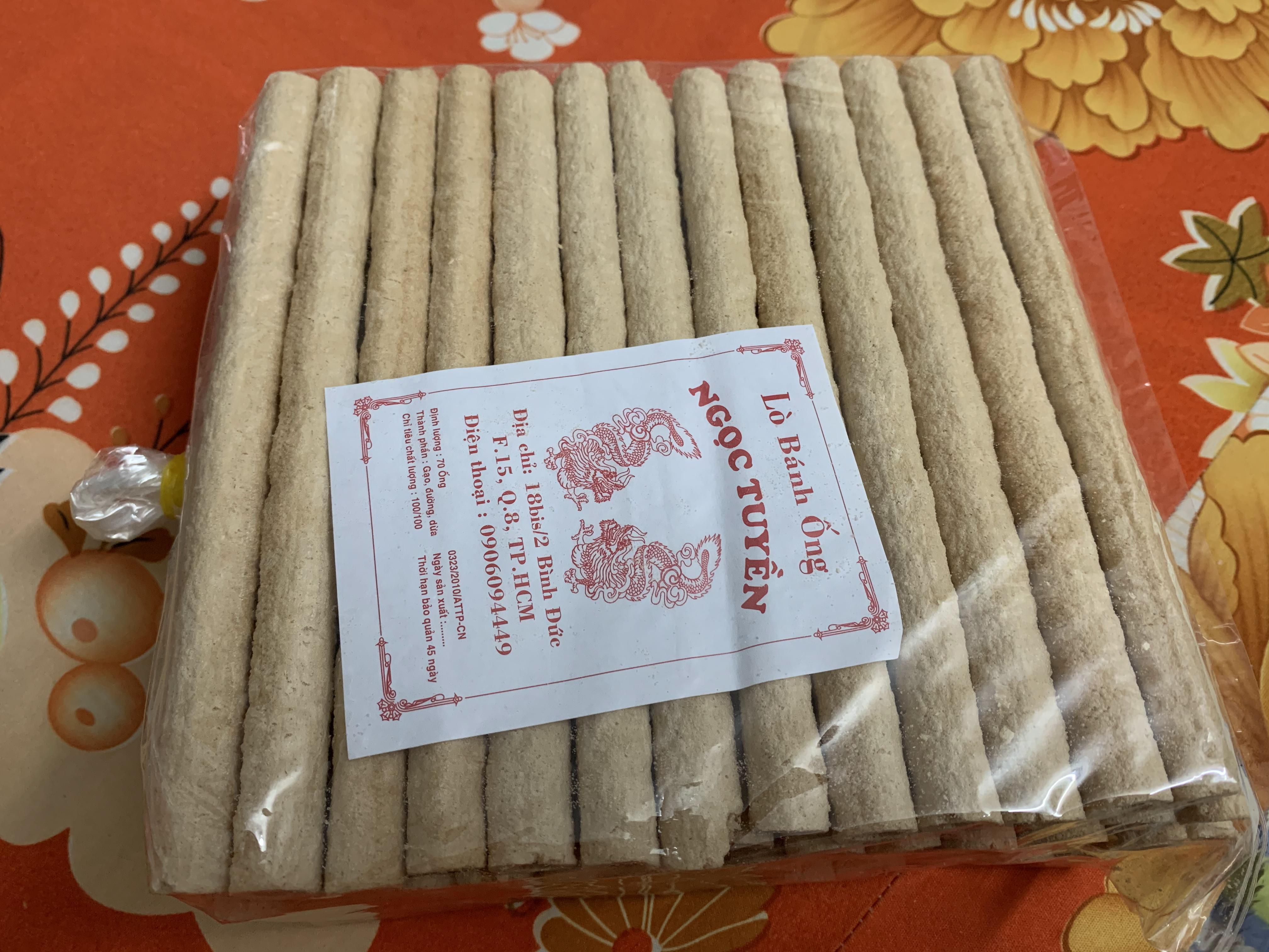 Bánh ống gạo lứt đậu phộng rang (200gr)