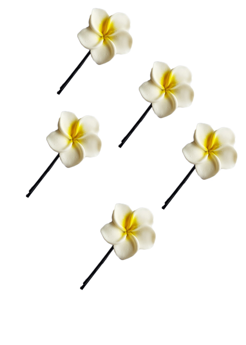 Kẹp tóc hoa sứ - hoa đại dễ thương KAH134