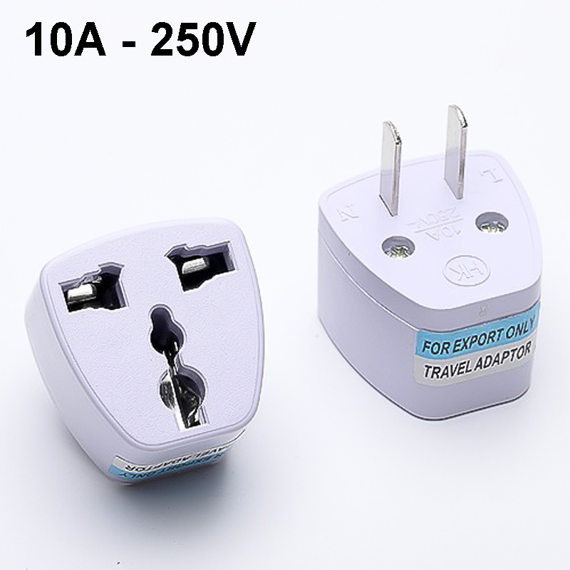 Bộ 2 Phích cắm chuyển từ 3 chân sang 2 chân