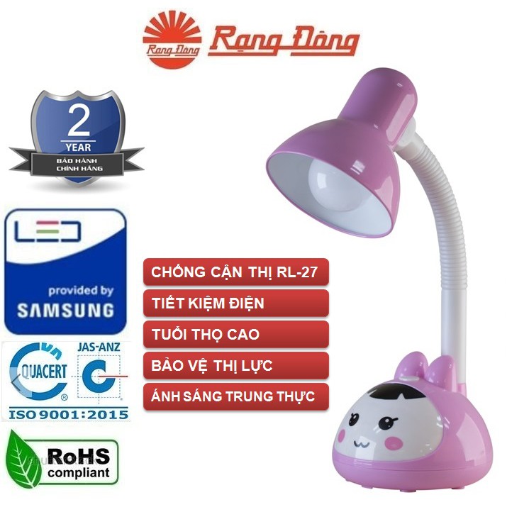 Đèn học Rạng Đông RD-27 hình thỏ