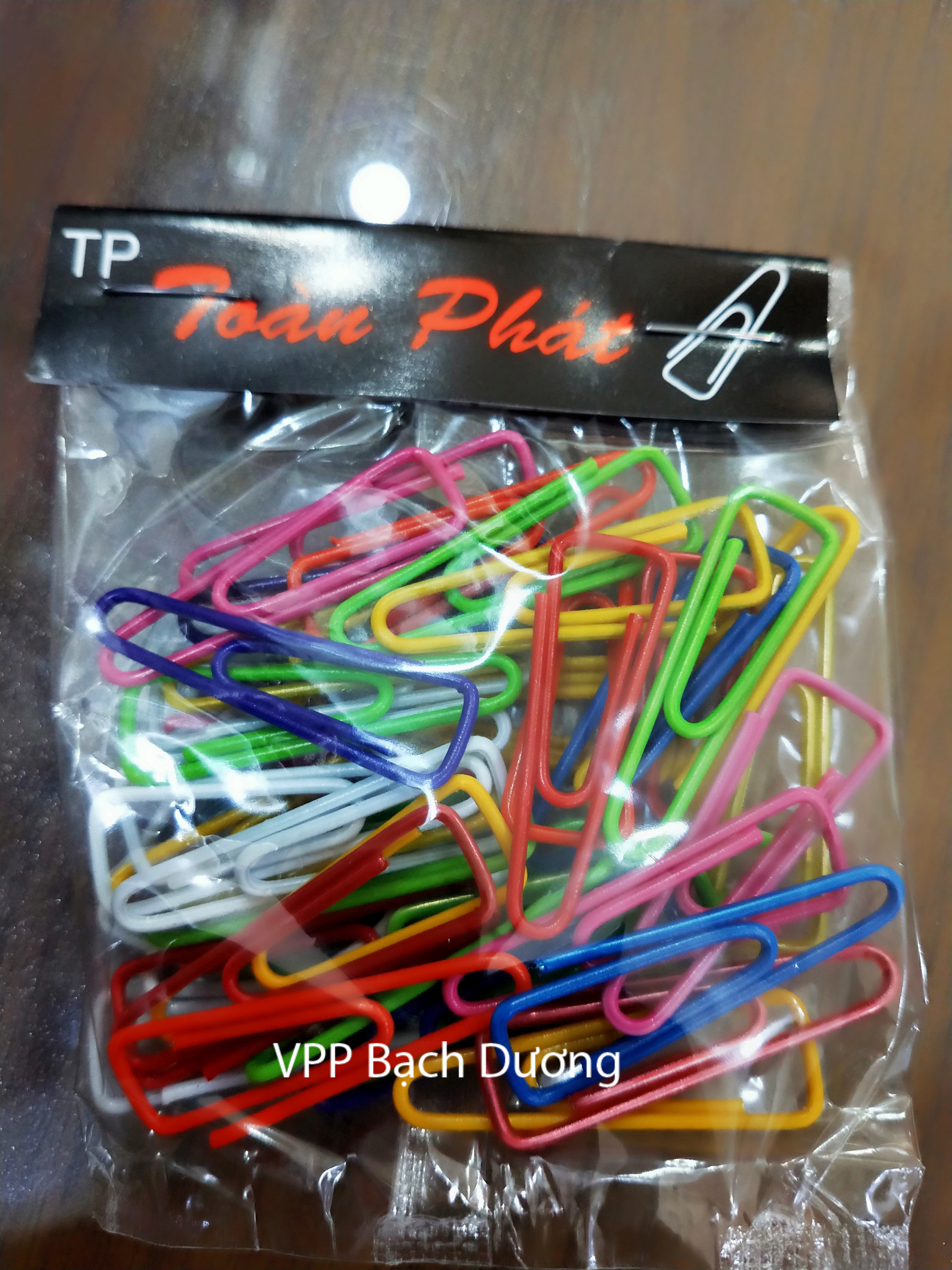Kẹp tam giác màu - bịch