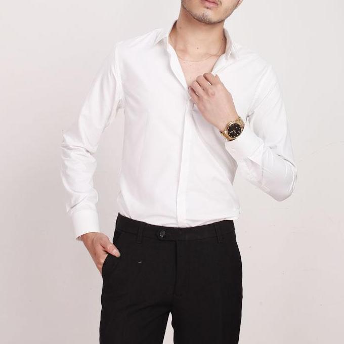 Áo sơ mi nam Nẹp che cúc SM01