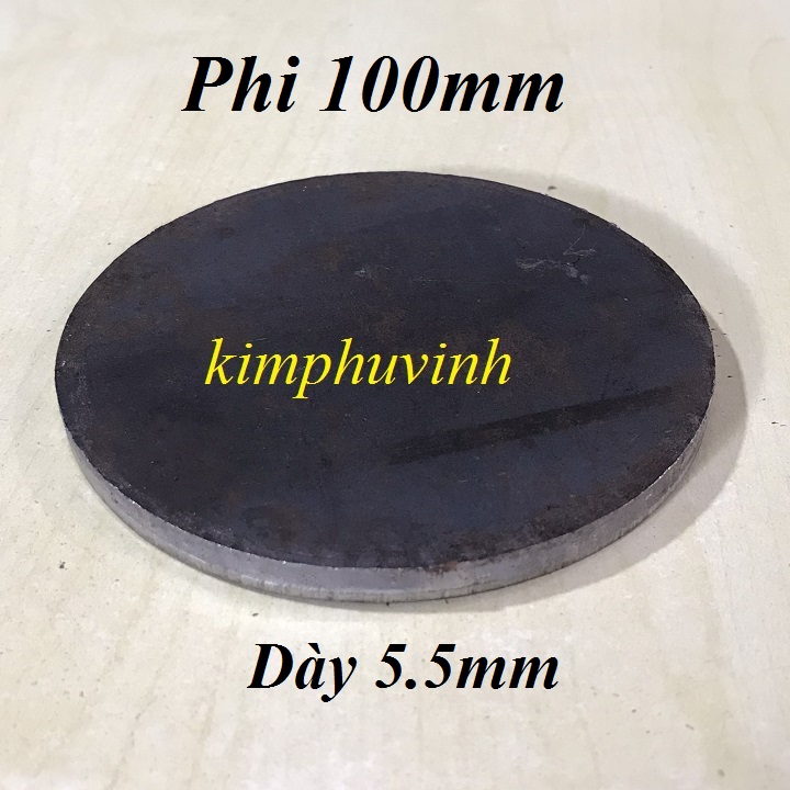 01 cái - phi 100mm bản mã tròn - bản mã đầu cột 100mm