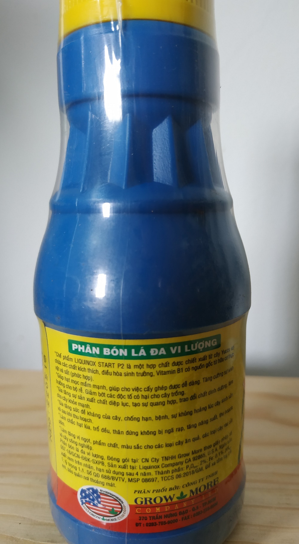 [HCM]Phân bón lá Vitamin B1 GROW MORE - chai 100ml