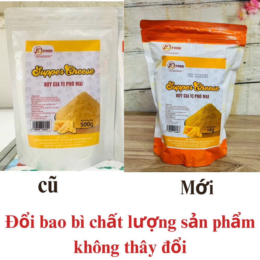 200g Bột phô mai siêu thơm siêu béo chuyên dùng cho các món nướng lắc phô mai sốt phô mai nấu bánh gạo gói dùng thử siêu tiện lợi