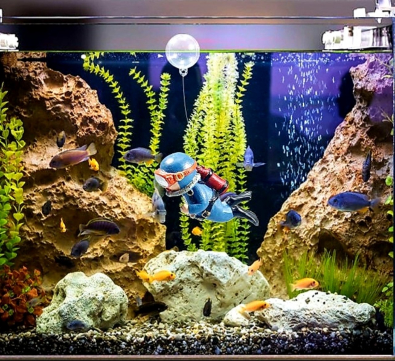Mô hình thợ lặn - Trang trí bể cá - Mr Fish