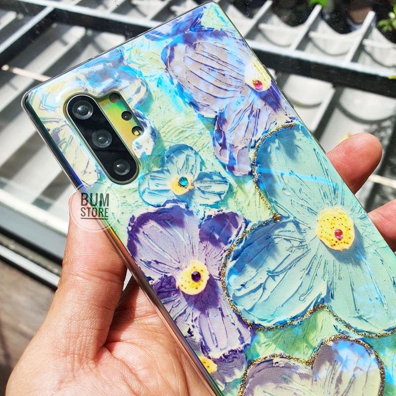 Ốp lưng dẻo hoa màu sơn nước samsung galaxy note 20 ultra / note 20 / note 10 plus / note 10 - bum store galaxy case