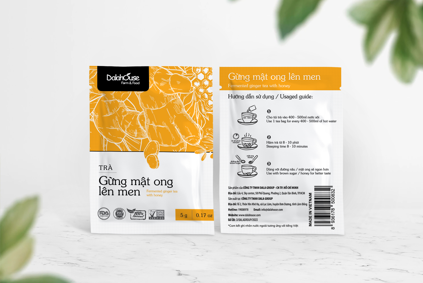 Trà gừng mật ong lên men Dalahouse 75g