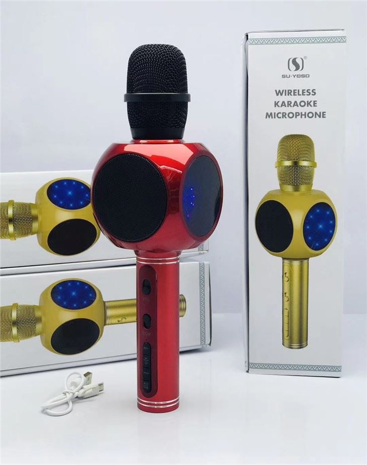Micro Karaoke Kèm Loa Bluetooth YS60 Có Led Hát Hay