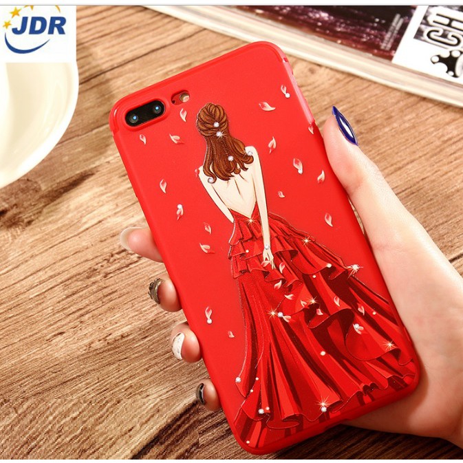 Ốp lưng dẻo iphone 7 Plus hình cô gái siêu hot