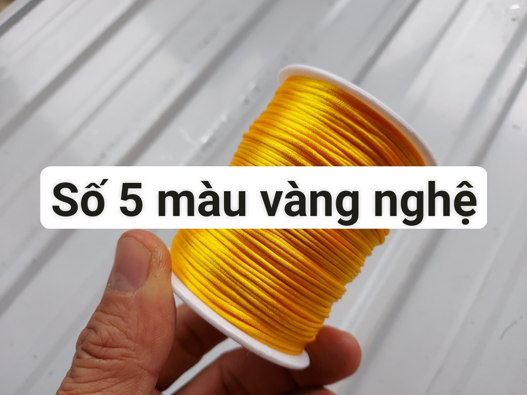 Bán lẻ 5 mét dây tim dày 1.5mm (1/2 bảng màu)