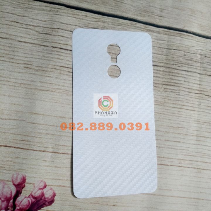 Miếng dán mặt lưng skin carbon xiaomi redmi note 3/ note 4/ note 4x/ note 3 pro