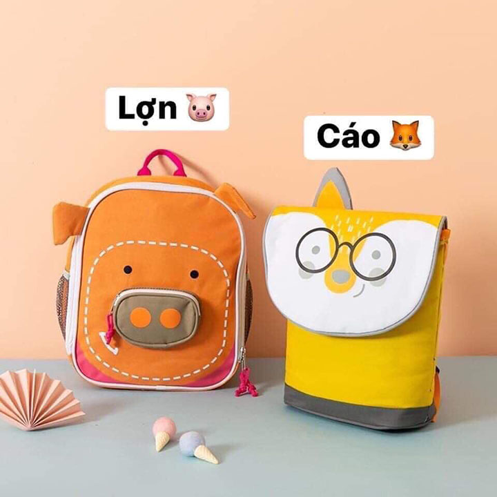 Balo trẻ em, balo đựng đồ trẻ nhỏ,balo con thú, cặp sách dành cho bé siêu dễ thương, ngộ nghĩnh