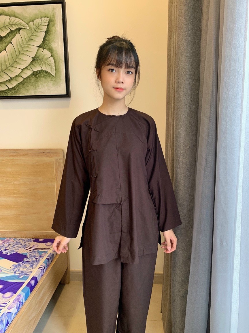Đồ Lam Nữ Đi Chùa mẫu Vạt Hò