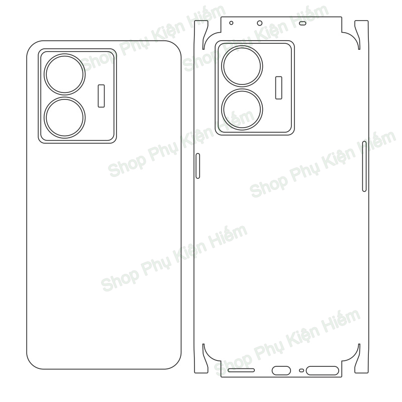 Dán PPF full viền Realme Neo 5 - Tặng dán camera